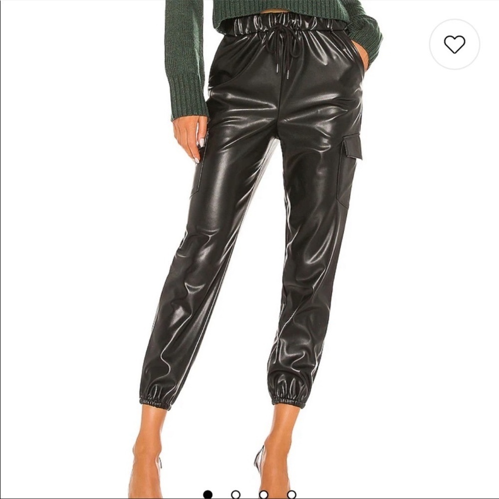 Lovers + Friends Chase Cargo Jogger Leather - Picture 2 of 4
